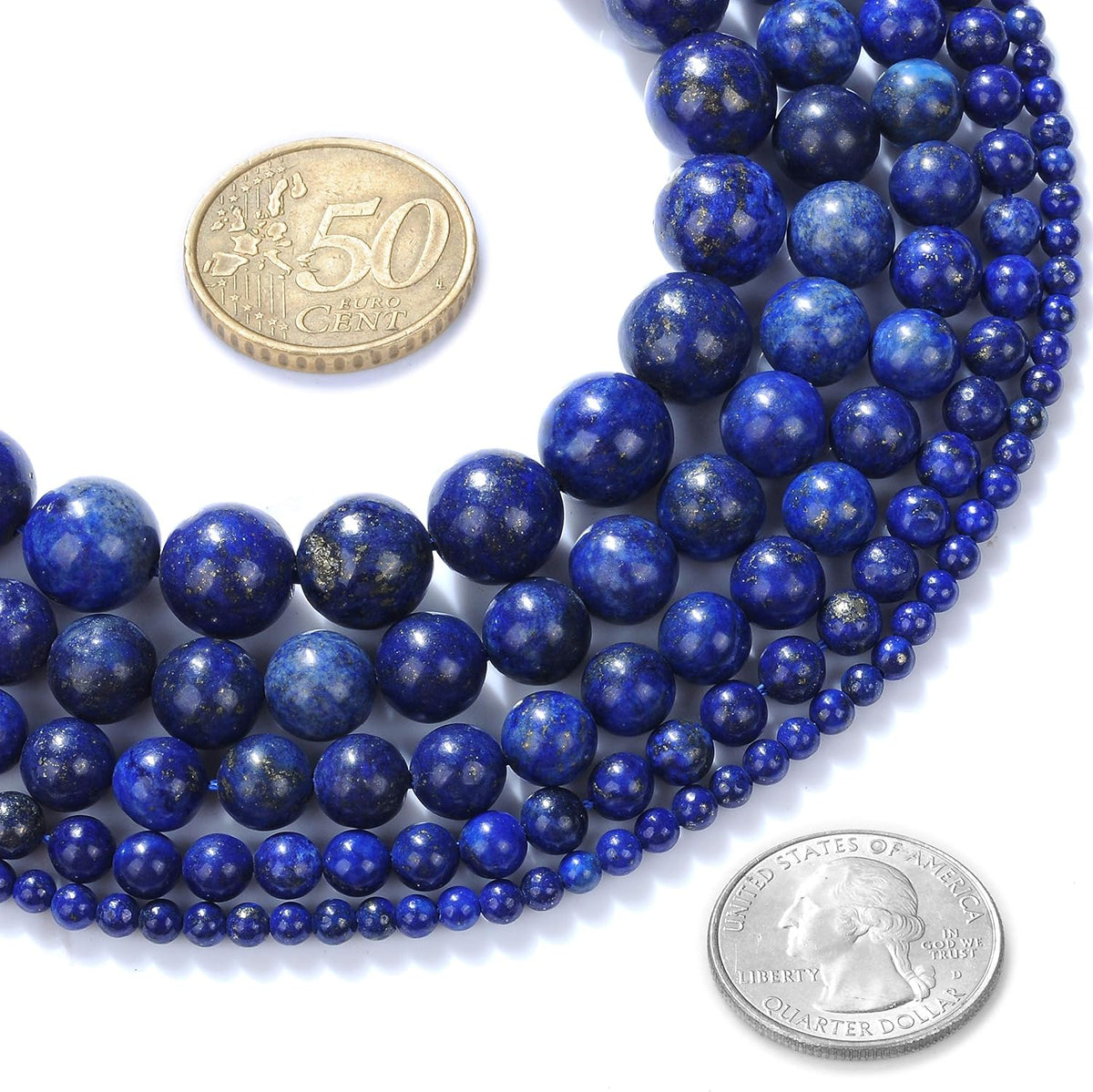 16mm lapis lazuli gemstone round loose beads for shown in use