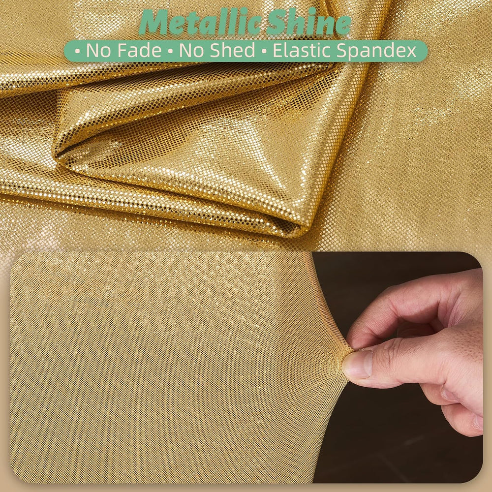 Reversible Gold Black Glitter Arch Backdrop Cover 3 Set 6/6.6/7.2FT, Double-S...