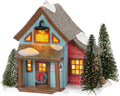 Department 56 Original Snow Village Village Farms Tree Lot Lit Building, 6.3 Inch, Multicolor, Model: 6003137