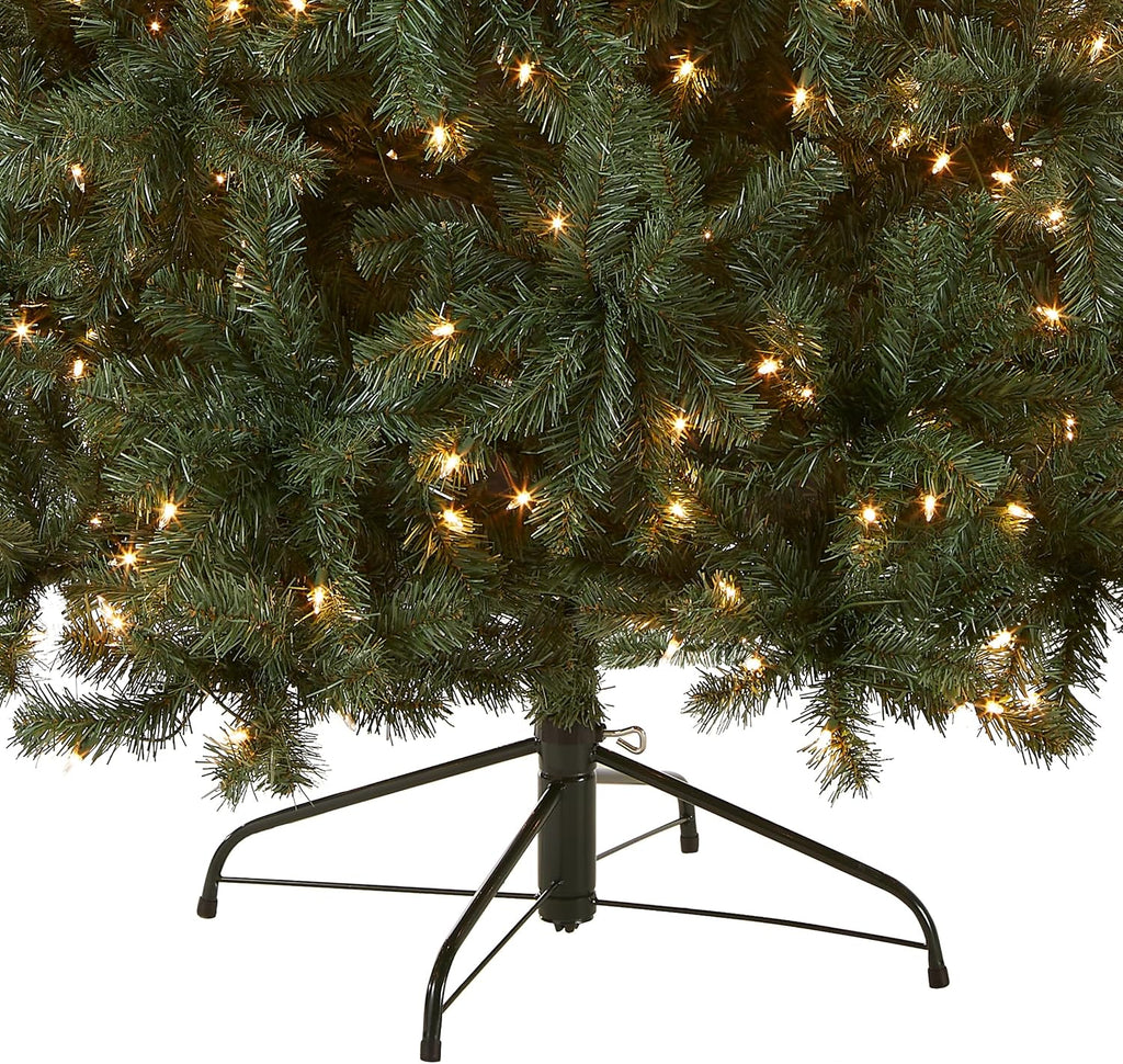 national tree company 6.5ft pre-lit north valley blue, close-up detail