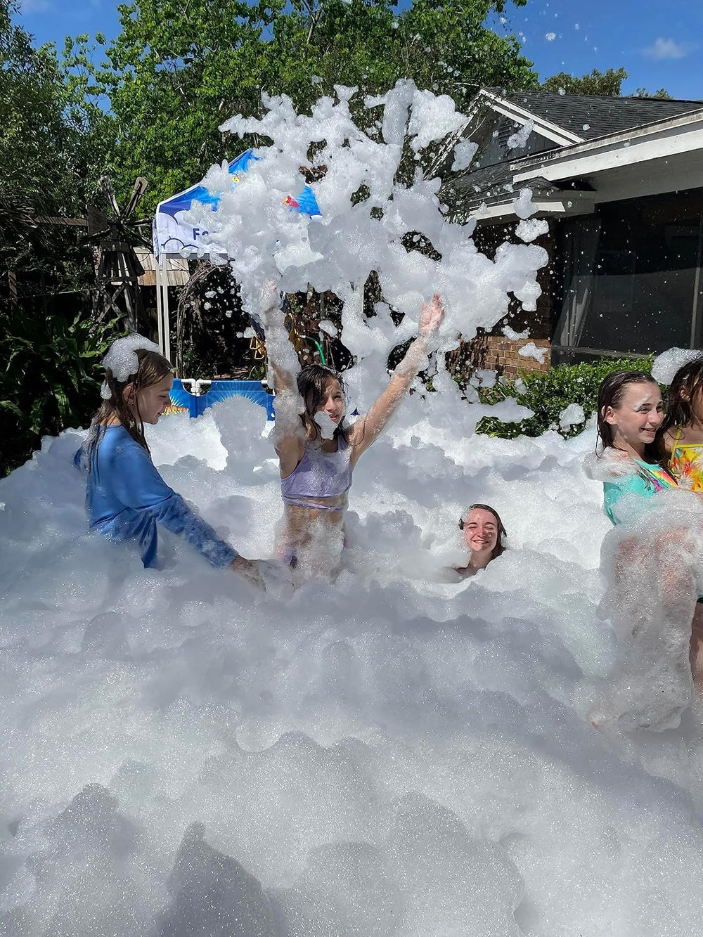 Most Reliable bubble party mix; Hours of foam; Works with all Foam Machines