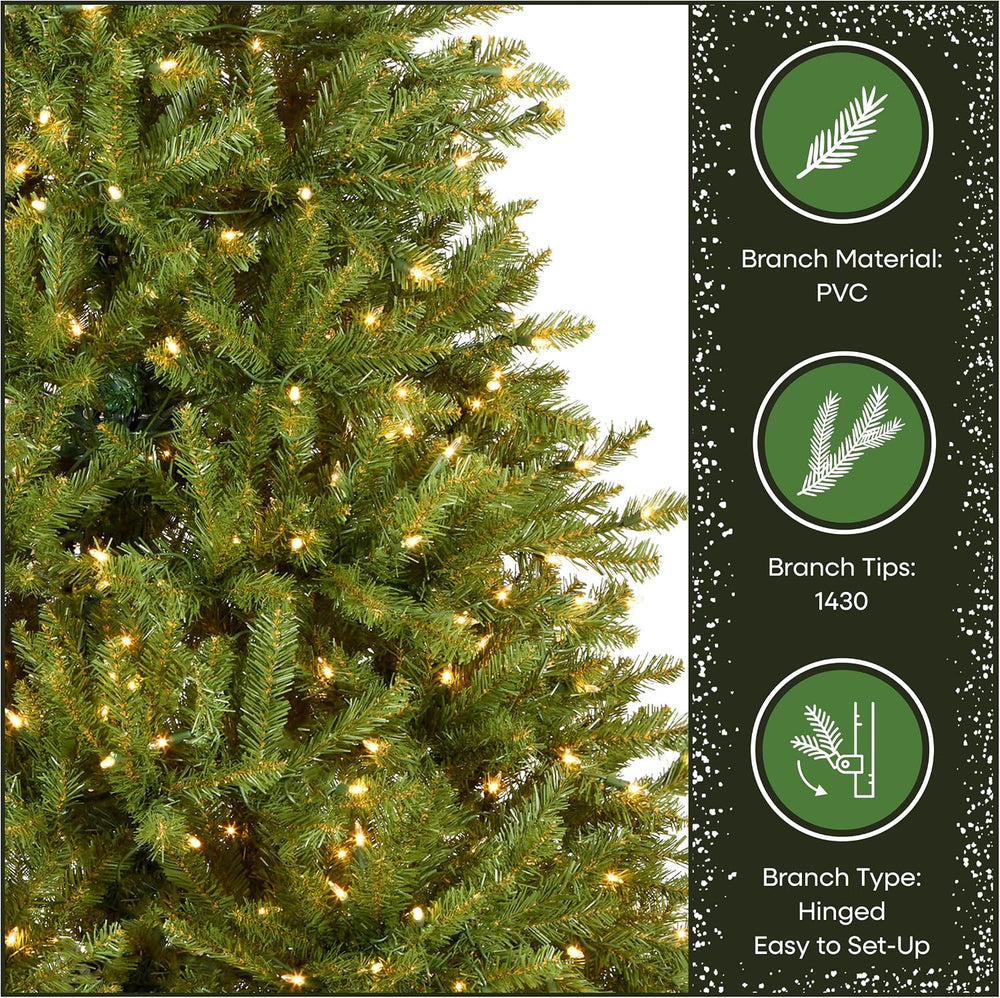 National Tree Company 6ft Pre-Lit Dunhill Fir Artificial Christmas Tree