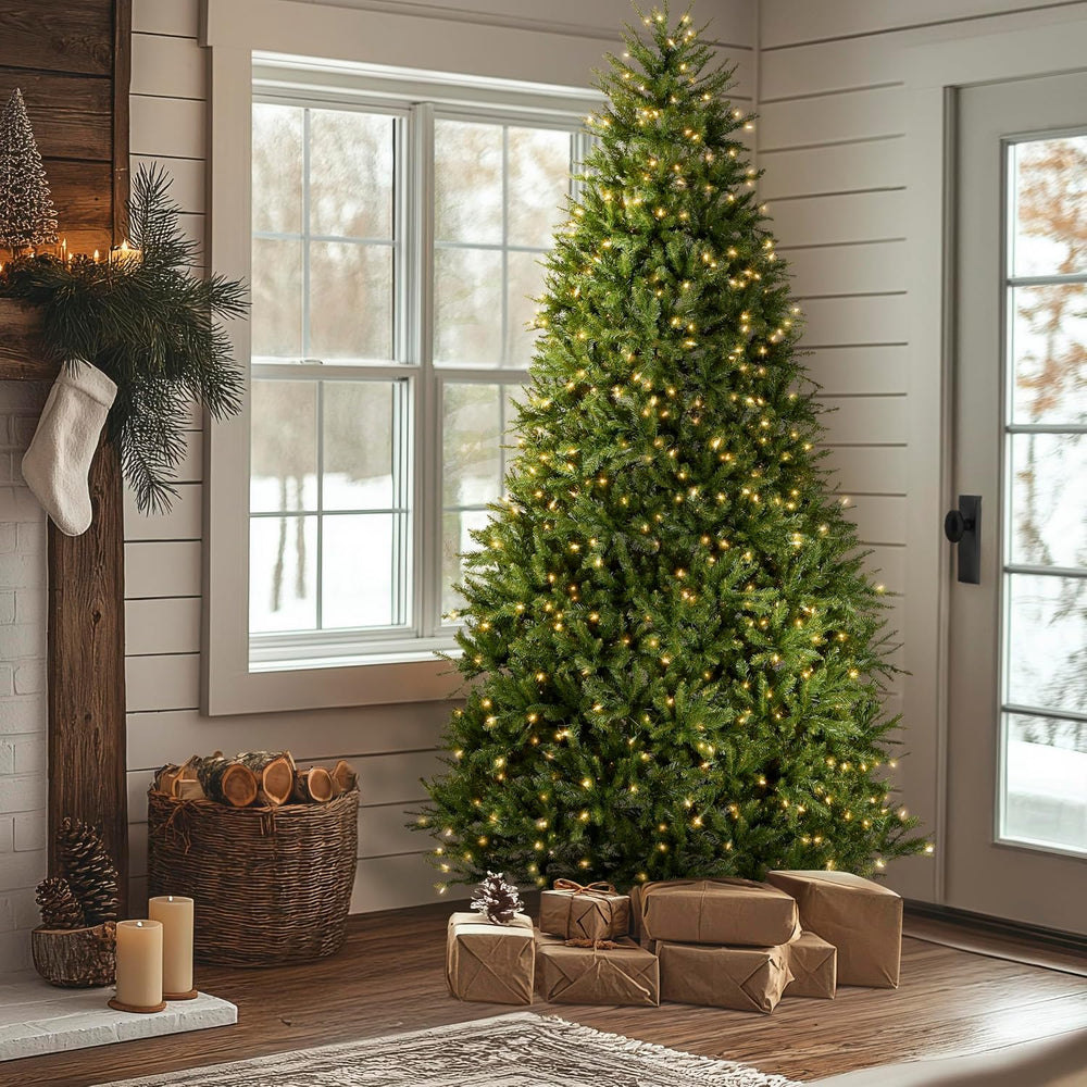 National Tree Company 9ft Pre-Lit Dunhill Fir Artificial Christmas Tree