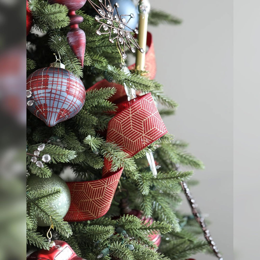 Balsam Hill Stratford Spruce - Slim Artificial Christmas Tree with True Needl...