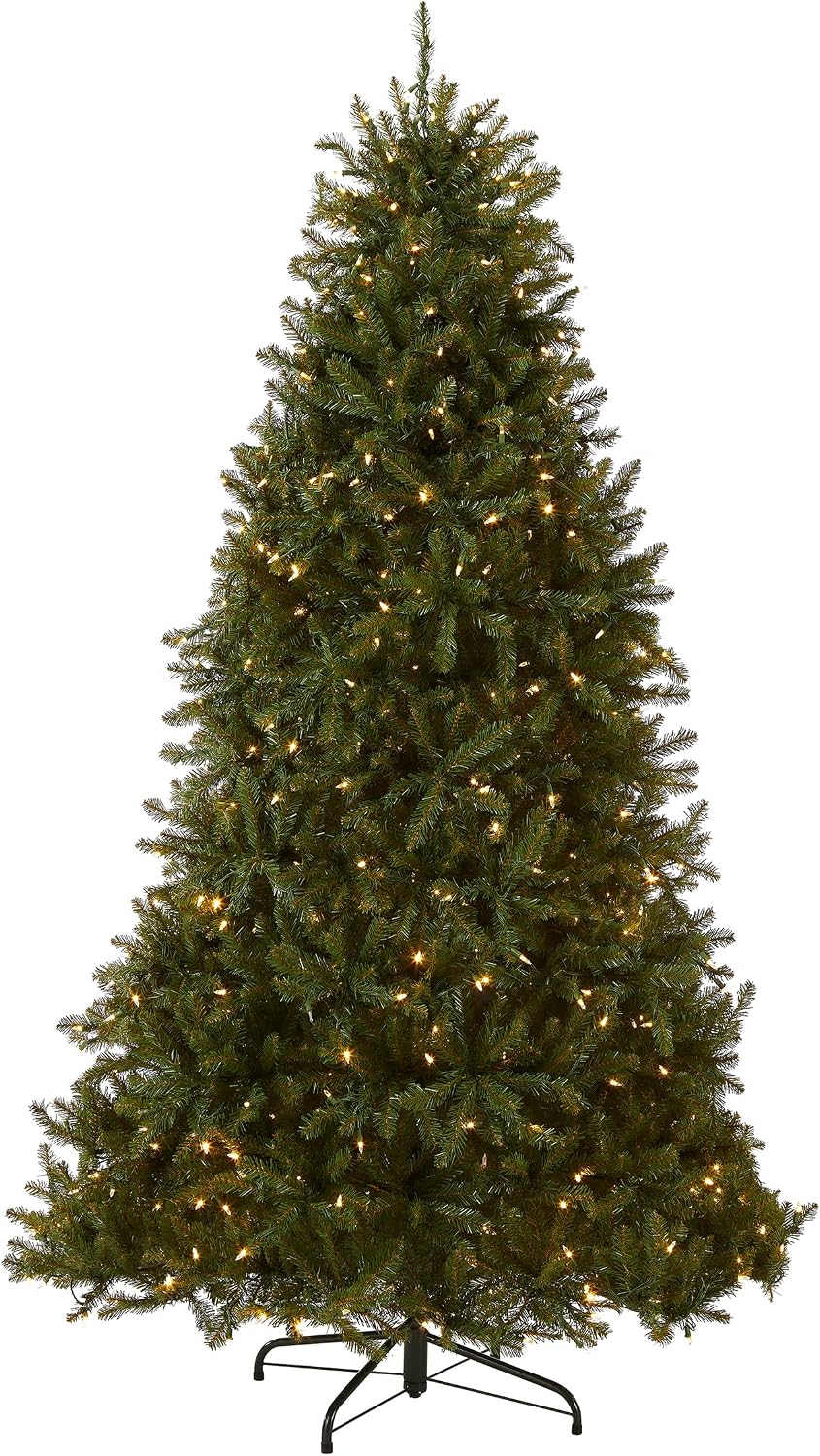 National Tree Company 6.5ft Pre-Lit Dunhill Fir Artificial Christmas Tree