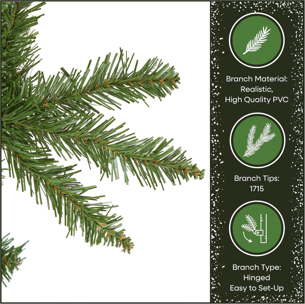 National Tree Company 10ft Unlit Kingswood Fir Slim Christmas Tree