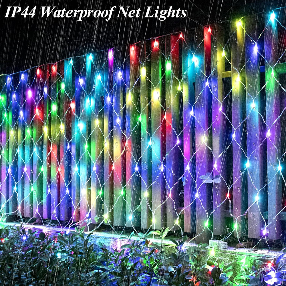240 LED Net Lights, Color Changing Christmas Net Lights Outdoor Waterproof
