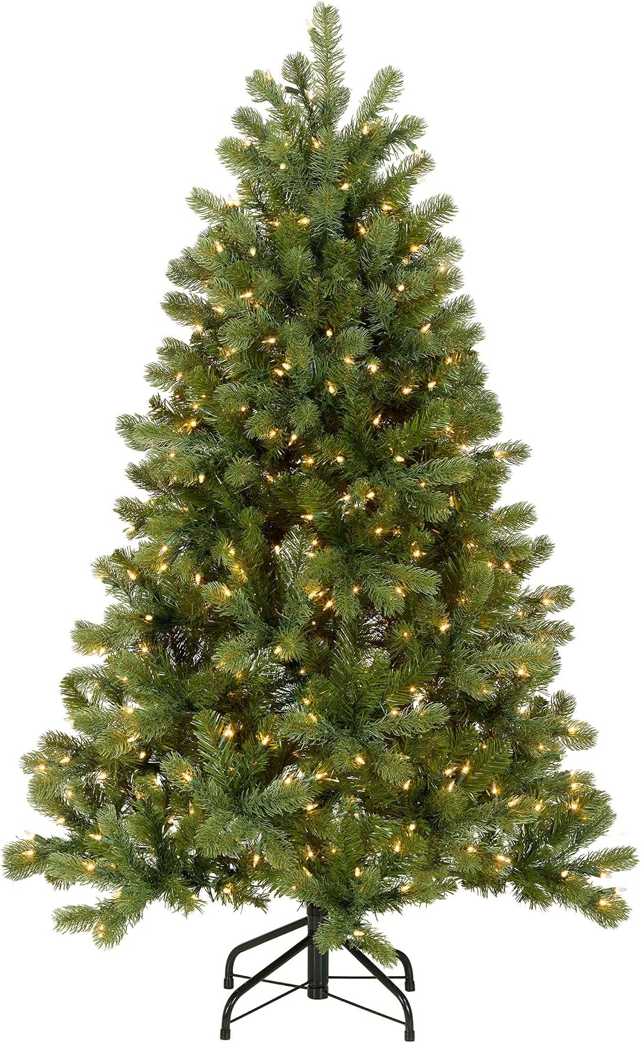 National Tree Company 4.5ft Pre-Lit Downswept Douglas Fir Christmas Tree