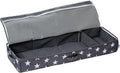 LOVE IT STORE IT Bag for Wrapping Paper Storage, High-Quality Wrapping Paper Organiser, with Compartments for Gift Ribbons, Grey with Stars, 90 x 30 x 12 cm