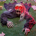 JOYIN Halloween Zombie Decoration Outdoor, Groundbreaker Halloween Outside Decor, Scary Zombies Props with Glowing Eyes and Sound for Graveyard Haunted House Lawn Yard Garden Decoration