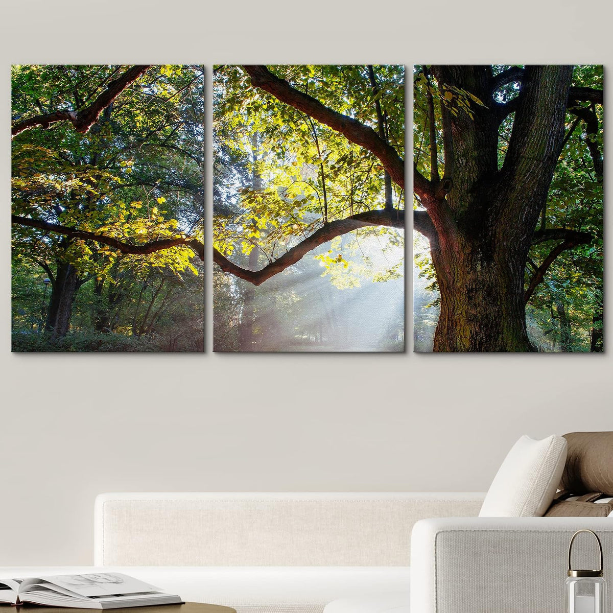 wall26 - 3 piece canvas wall art shown in use