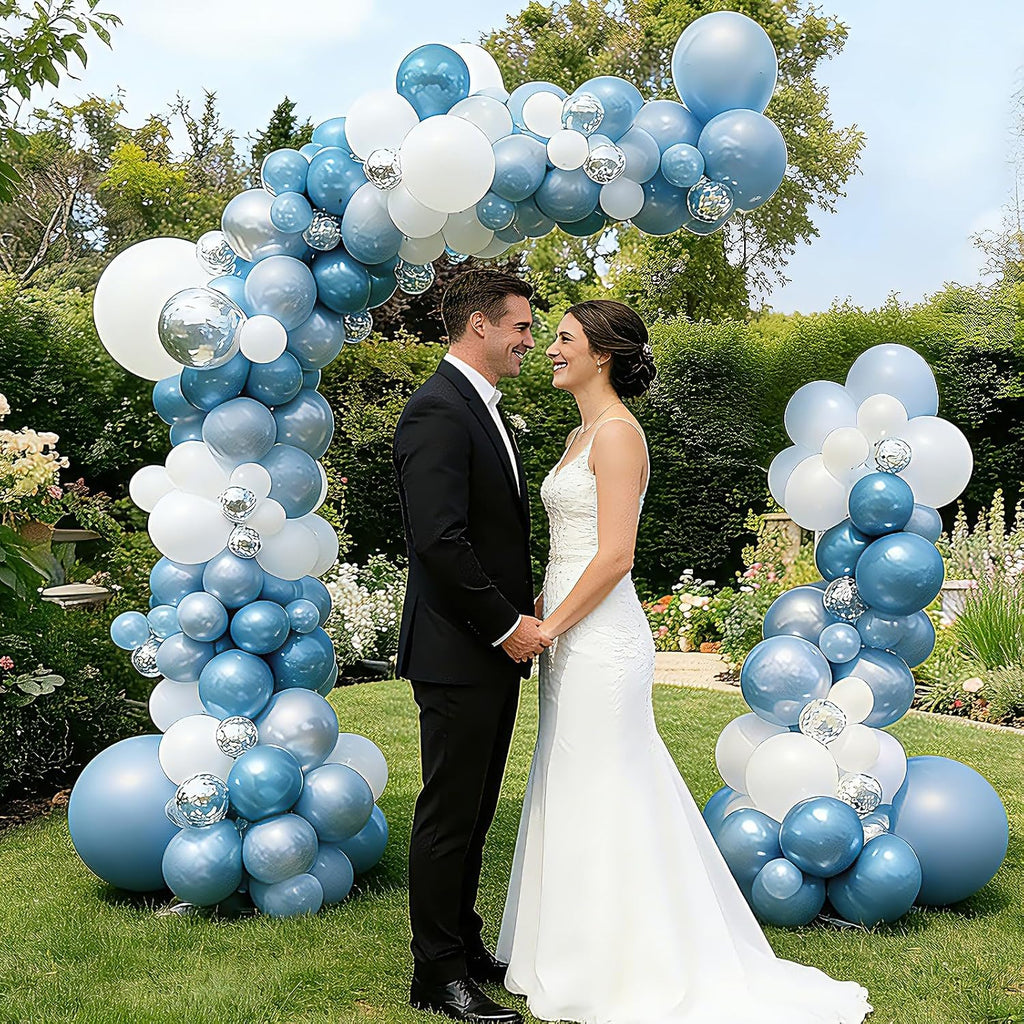 Balloon Arch Stand Kit 9ft &5.6ft,Heavy Duty Base With Water Filling Bag Bendable Half Arch Balloon Arch for Birthdays Holiday Decorations And Other Indoor And Outdoor Parties No Balloons (gold)