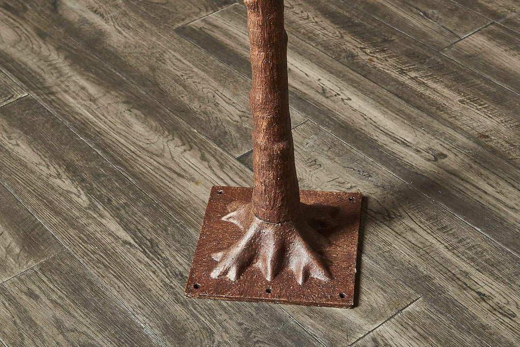 hairui lighted eucalyptus tree plug in 4ft 160, close-up detail
