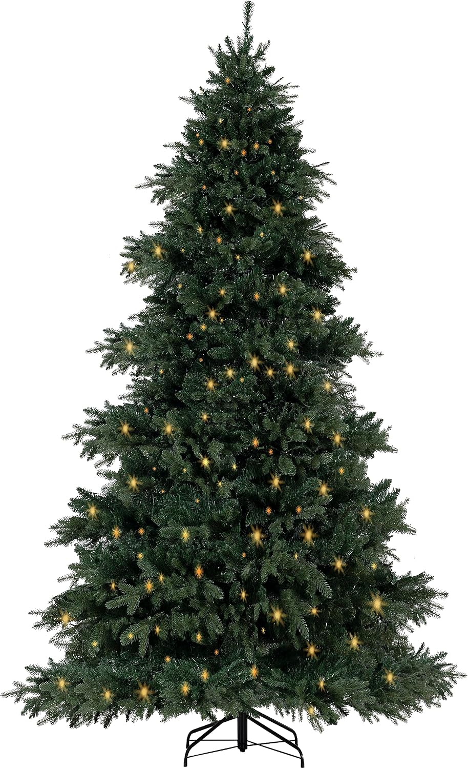 Naomi Home 7.5ft Artificial Prelit Rustic Christmas Tree