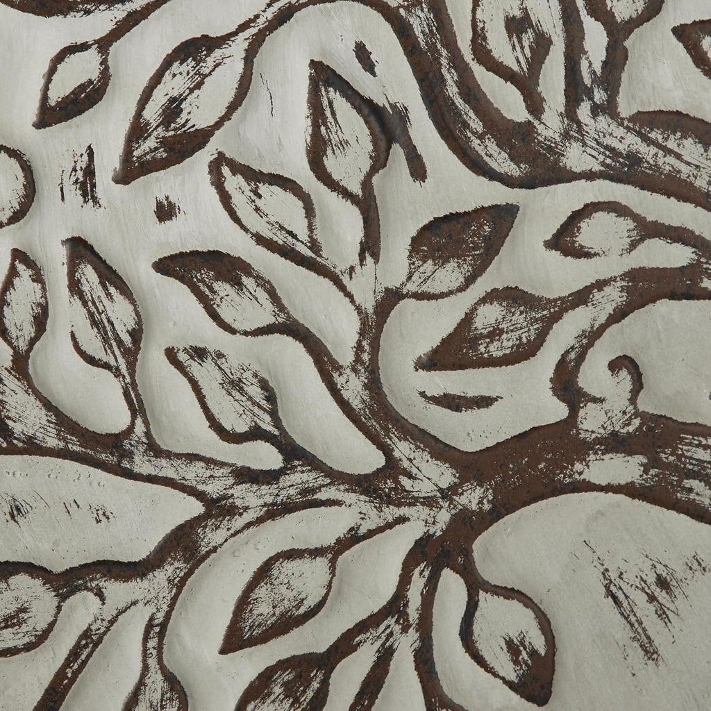 deco 79 wooden tree home wall decor embossed showing dimensions