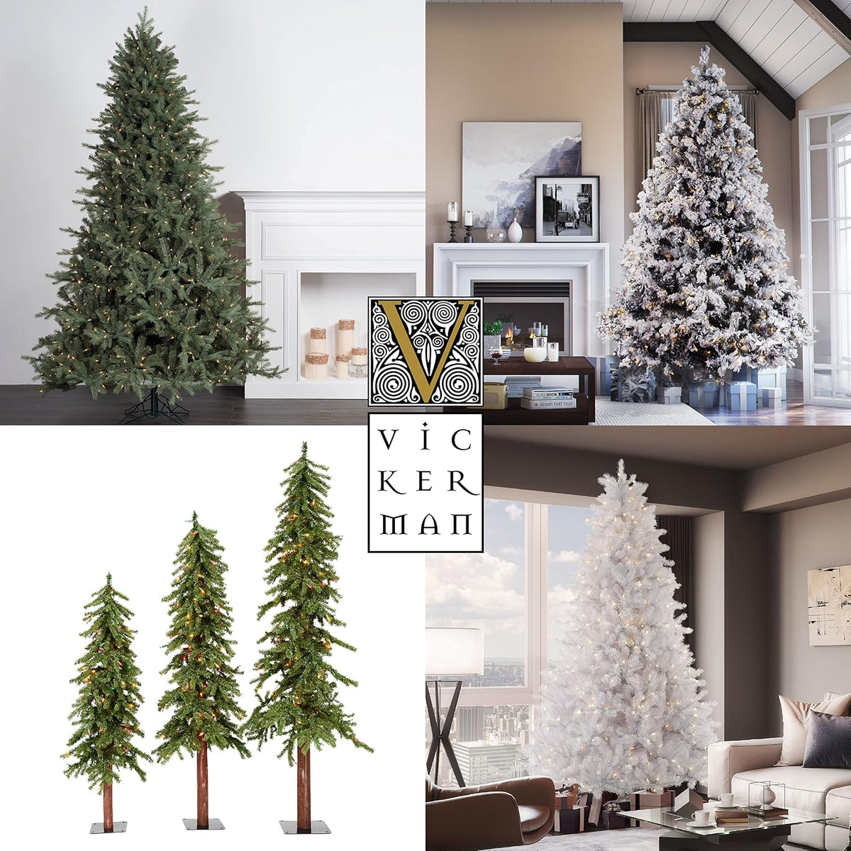 vickerman 3' tall cashmere pine artificial christmas tree showing dimensions