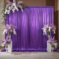 20x10ft Thick Purple Glitter Backdrop Curtain Panels for Parties, Wrinkle Free Sequin Sparking Photo Backdrop Drapes, 4 Panels 5x10ft Shimmer Back Drop Cloth for Wedding Birthday Photography