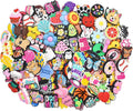 200Pcs Non-Repeat Silicone Focal Beads for Pens,Random Different Focal Bead Bulk Mixed Cute Loose Beads for Beadable Pen Keychain Jewelry Making DIY Gift Class Prize