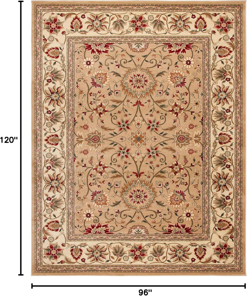 SAFAVIEH Lyndhurst Area Rug 8x10 Large, Beige & Ivory LNH212D