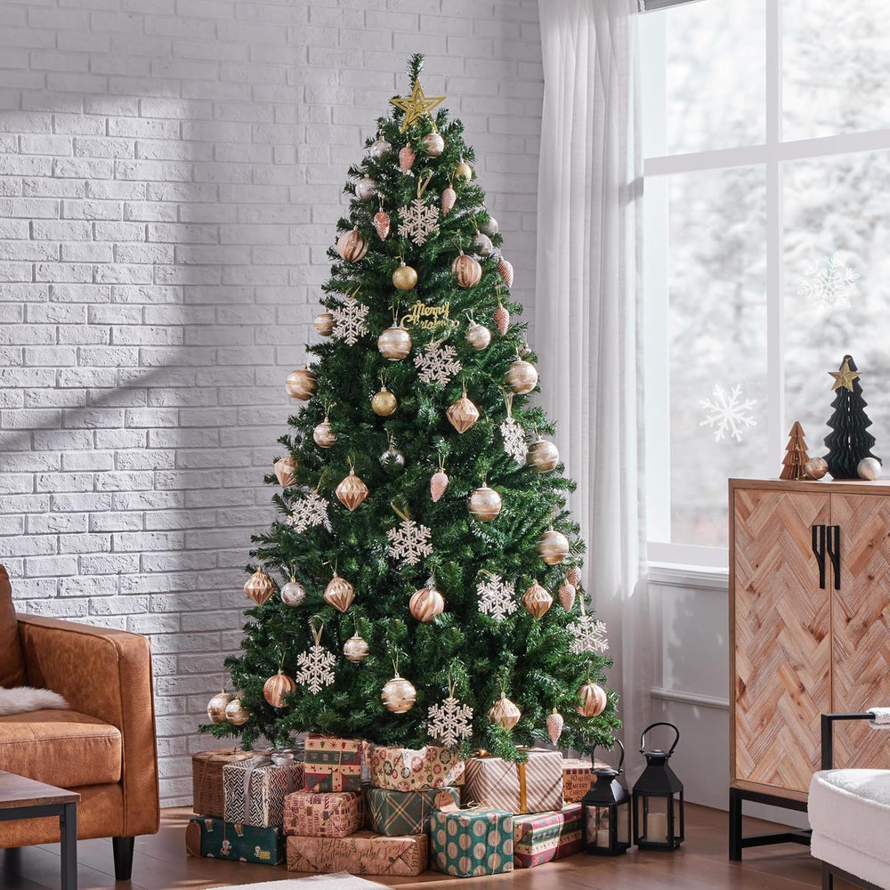 Yaheetech 7.5ft Artificial Christmas Spruce Tree, Realistic Premium Unlit