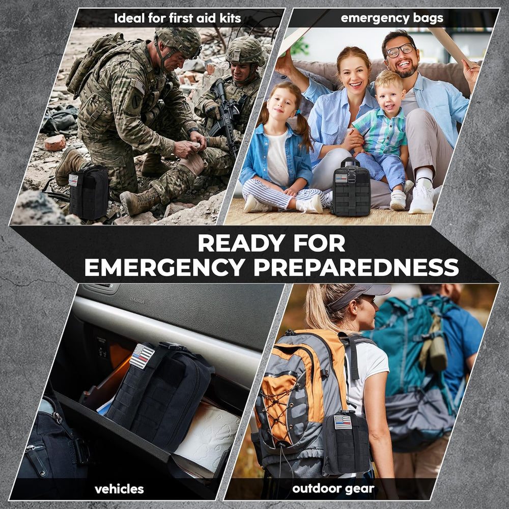 IFAK Trauma Kit with Tourniquet,Israeli-Style Bandage, Splint, Tactical First...