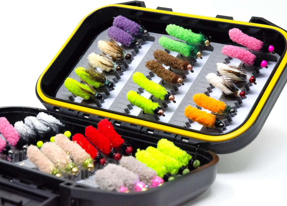 Outdoor Planet 36/48 / 60 Premium Hand Tied Fly Fishing Flies Assortment Kit ...