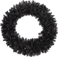 Colorado Spruce Artificial Halloween Wreath - 36" - Black - Unlit