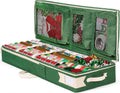 Little ELF Premium Wrapping Paper Storage Organizer, Easy to Carry, 6 Individual Pockets for Christmas Gift Wrap Supplies, Lightweight and Sturdy