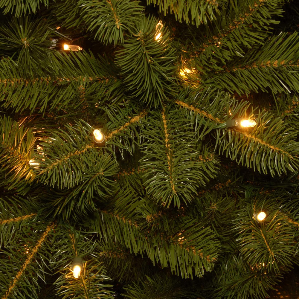 National Tree Company 7ft Pre-Lit Downswept Douglas Fir Slim Christmas Tree