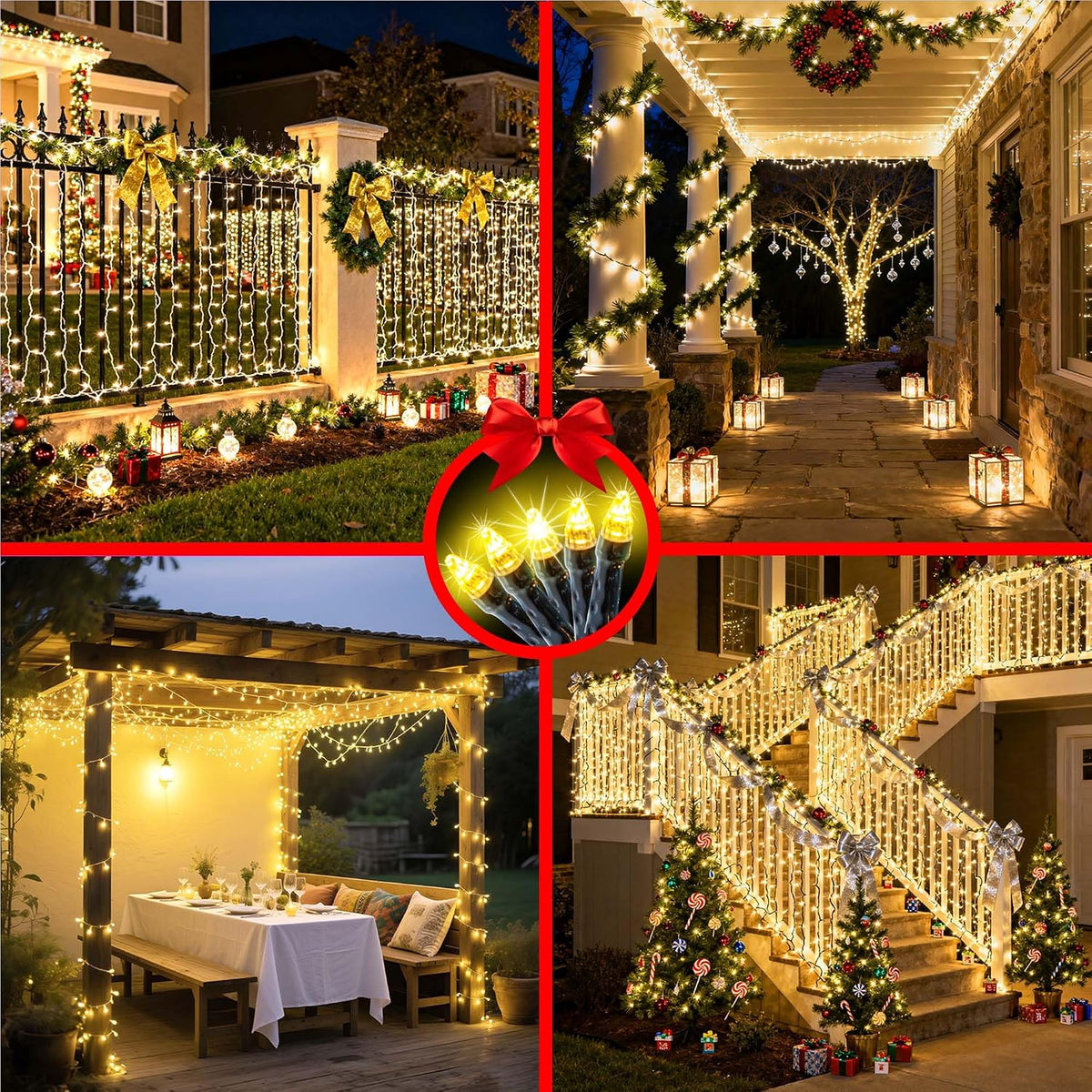 750 led 240ft christmas string lights outdoor, 12, package contents