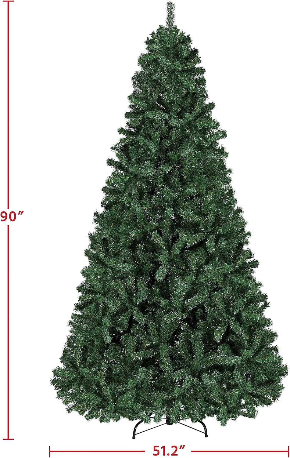 Yaheetech 7.5ft Artificial Christmas Spruce Tree, Realistic Premium Unlit