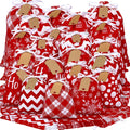 Abbylike 40 Pcs Reusable Christmas Gift Bags with Drawstrings