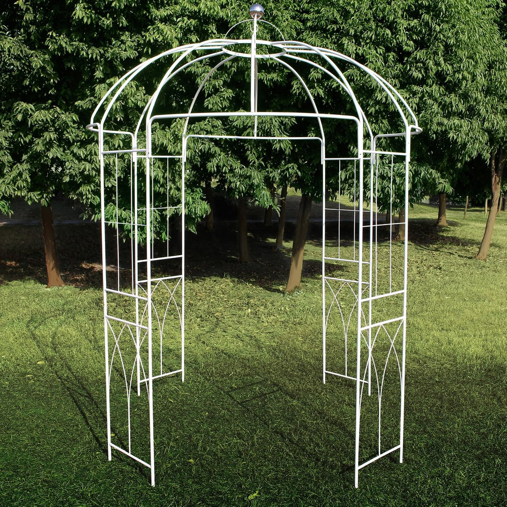 French Style Birdcage Shape Heavy Duty Gazebo, 9' Highx 6'6" Wid...