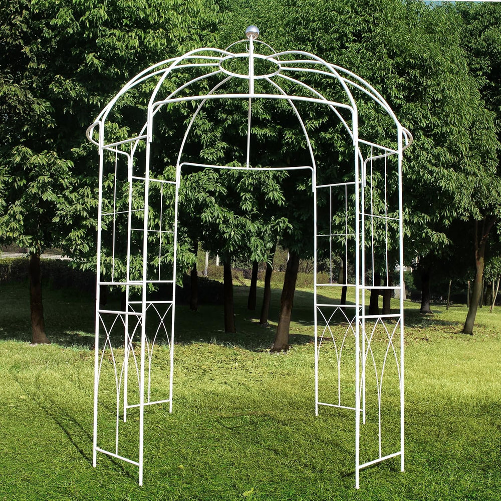 French Style Birdcage Shape Heavy Duty Gazebo, 9' Highx 6'6" Wid...