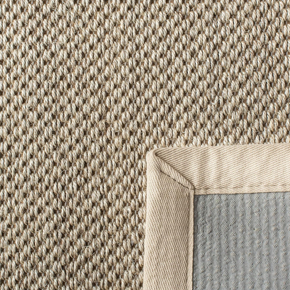 SAFAVIEH Natural Fiber Area Rug 9x12 Large Sisal Textured, Marble NF143C