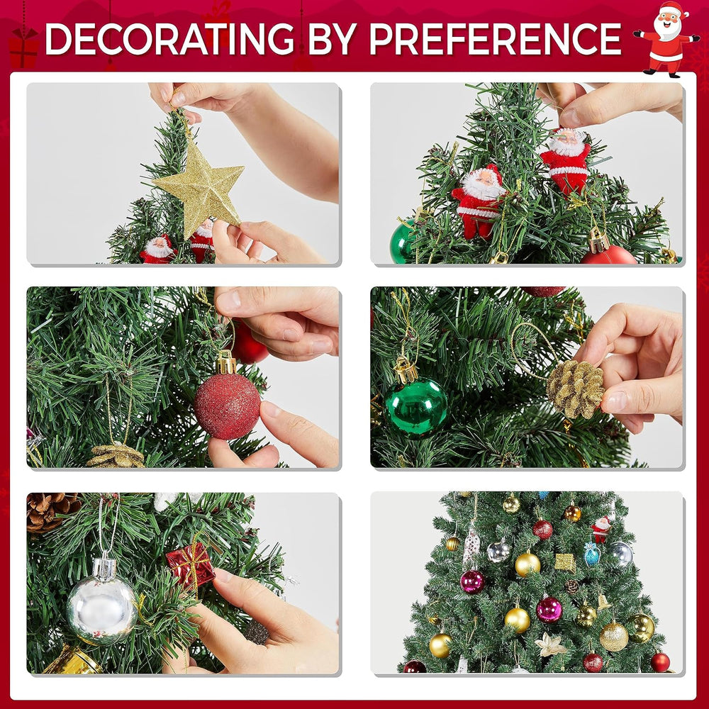 Yaheetech 9ft Artificial Christmas Tree, Realistic Premium Spruce Hinged