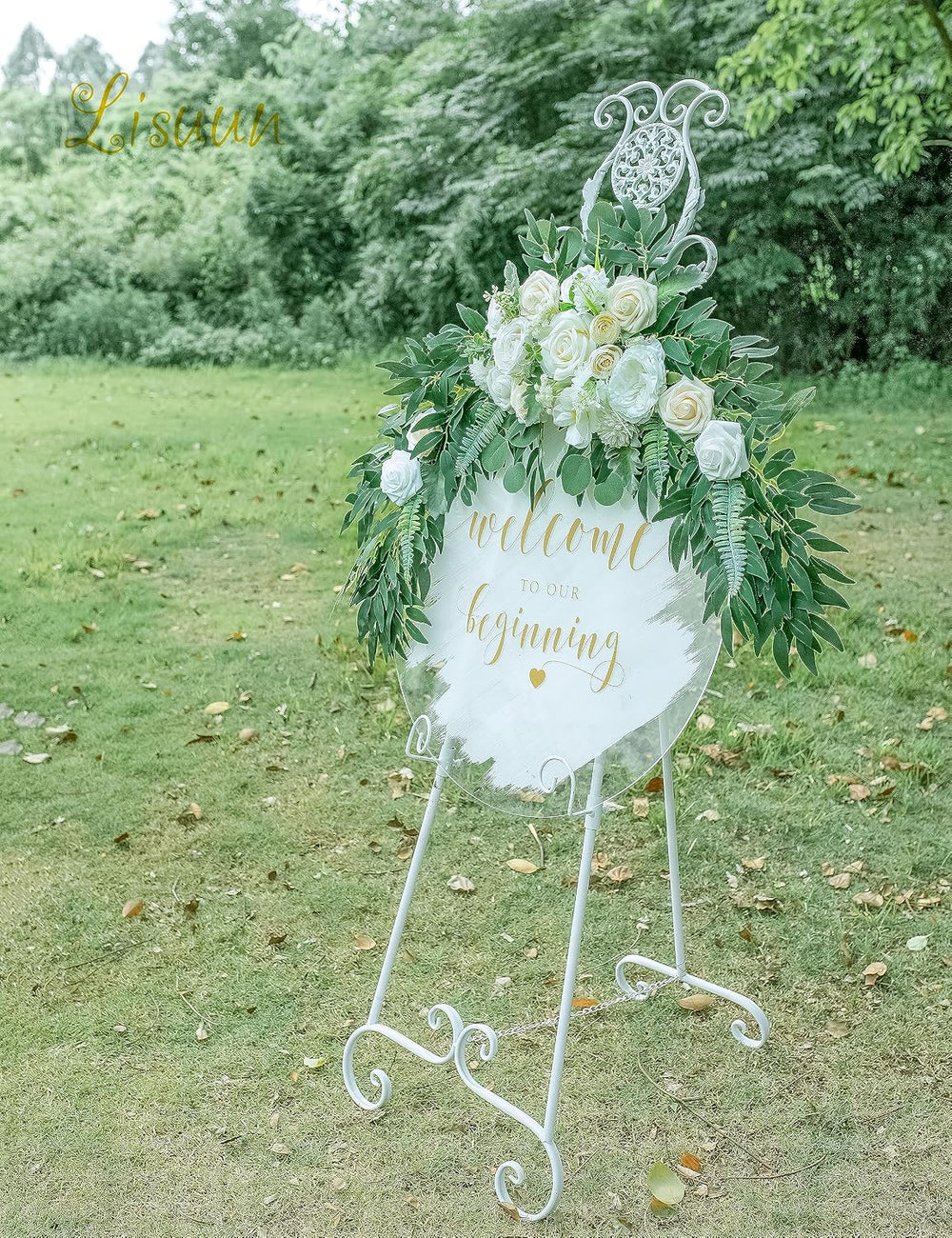 Artificial Wedding Arch Flowers, 2 Large Floral Swags